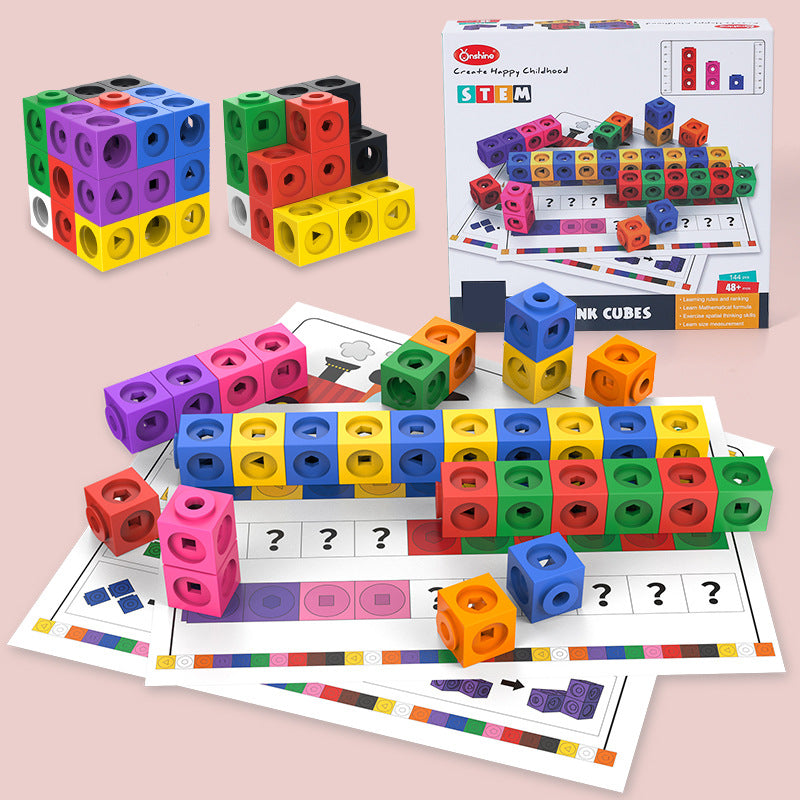 Math Link Building Blocks Educational Toy