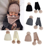 Load image into Gallery viewer, Baby Hat Scarf Winter Set
