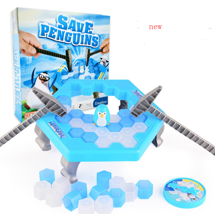 Funny Penguin Trap Board Game Dont Break The Ice Game Toys