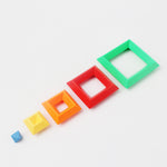 Load image into Gallery viewer, Rainbow Tower Ring Building Block Set
