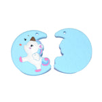 Load image into Gallery viewer, Unicorn Moon Silicone Teether
