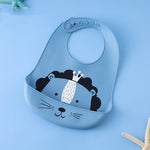 Load image into Gallery viewer, Silicone Pocket Baby Bib
