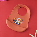 Load image into Gallery viewer, Silicone Pocket Baby Bib
