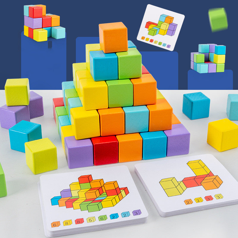 3-D Cube Building Blocks