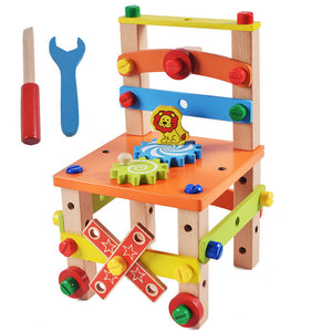 DIY Chair Building Block Toys