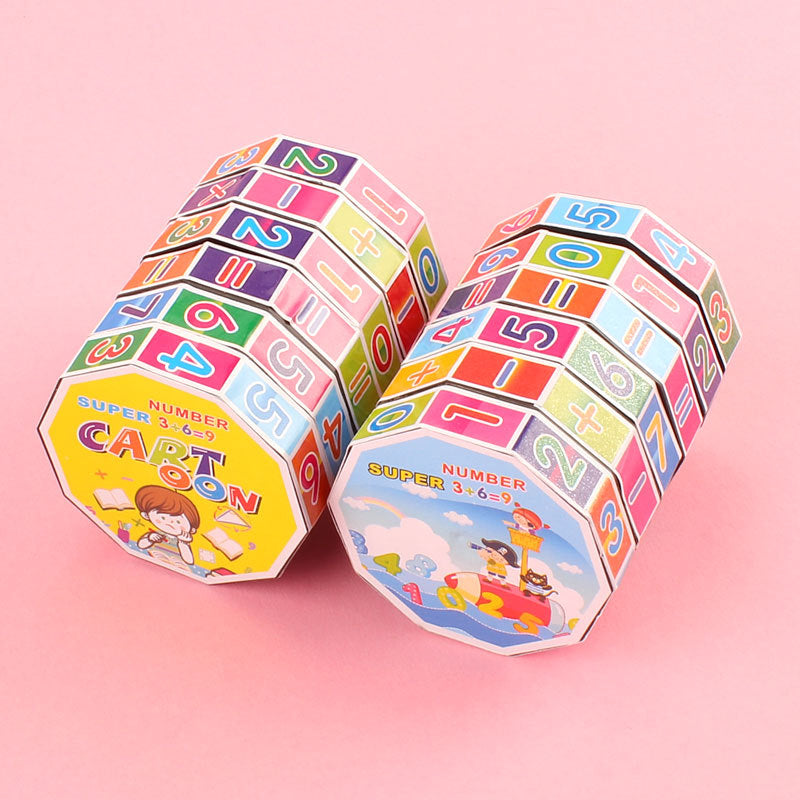 Cylindrical Rubik's Educational Toy