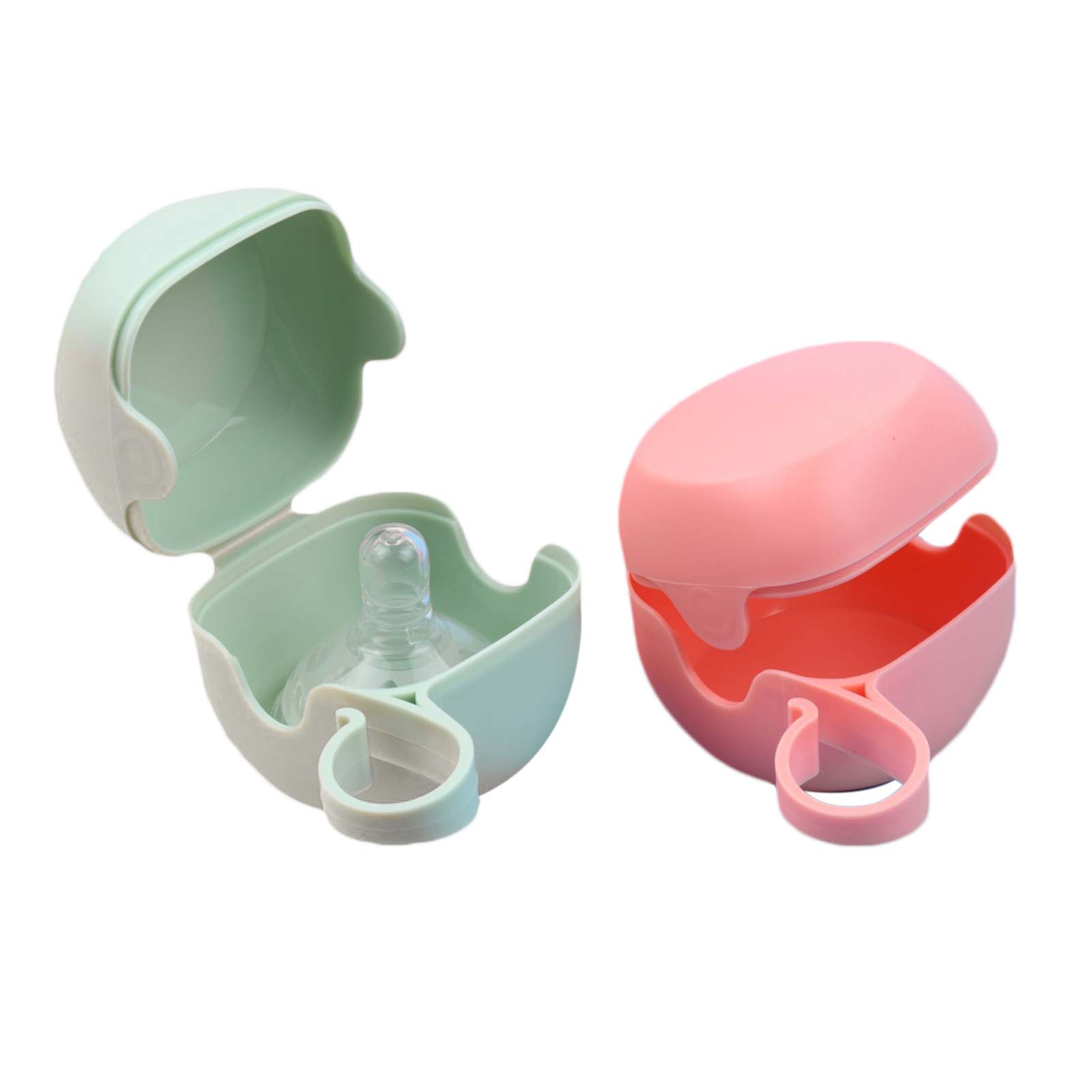 Portable Pacifier and Nipple Box