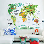 Load image into Gallery viewer, World Map  Mural
