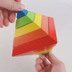 Load and play video in Gallery viewer, Rainbow Tower Ring Building Block Set
