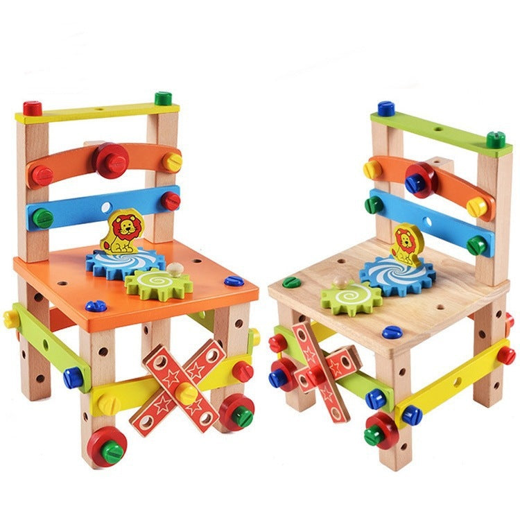 DIY Chair Building Block Toys