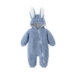 Load image into Gallery viewer, Warm Bunny Ears Jumpsuit
